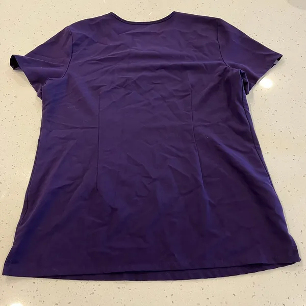 Figs‎ Catarina One-Pocket Scrub Top Purple size Small - Image 2