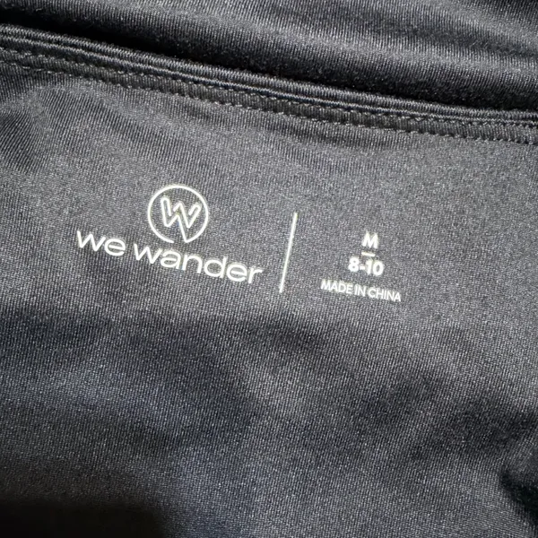 We Wander Womens Performance Jersey Dress Black Built-in Shorts Size M NWT - Image 4