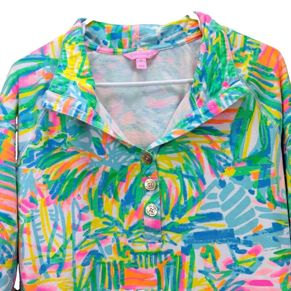 Lilly Pulitzer Captain Popover Knit Top in Sea Salt Sun Pockets MEDIUM - Image 5