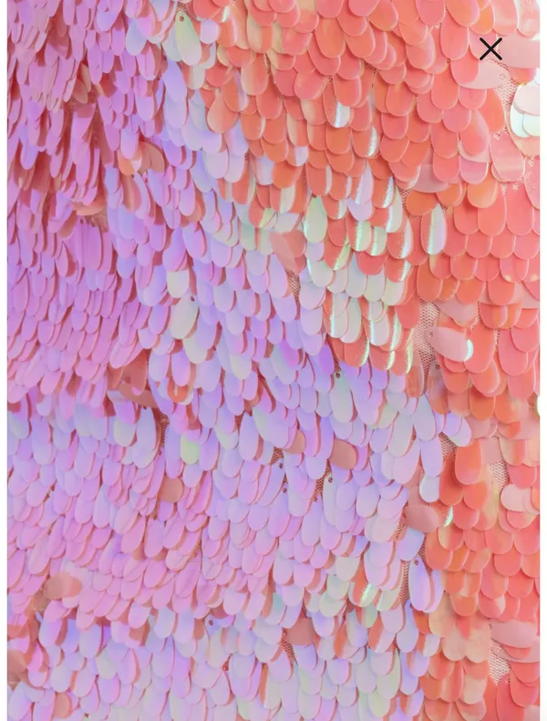 Nasty Gal Baby Pink Sequin Set - Image 2
