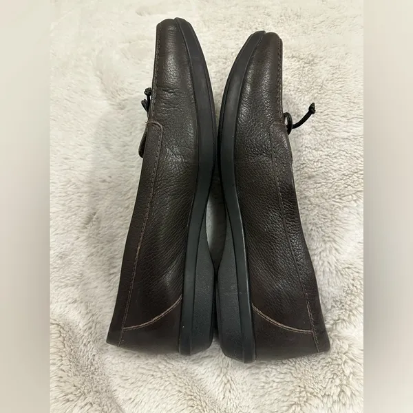 Clarks COLLECTION Shoes Soft Cushion Brown Slip-On Womens Size 9.5M - Image 5