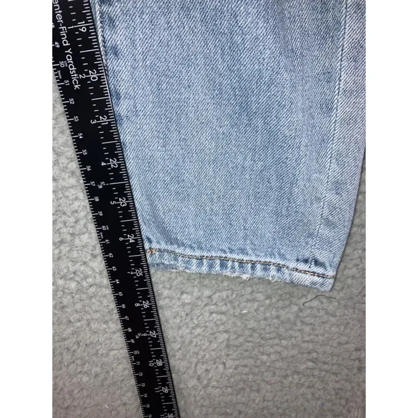 American Eagle Girlfriend Jeans Women 8 Short High Rise‎ Distressed Thrashed - Image 5