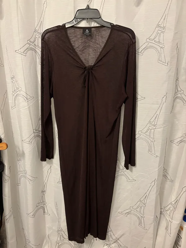 Cardigan knee Brown Size L - Image 3
