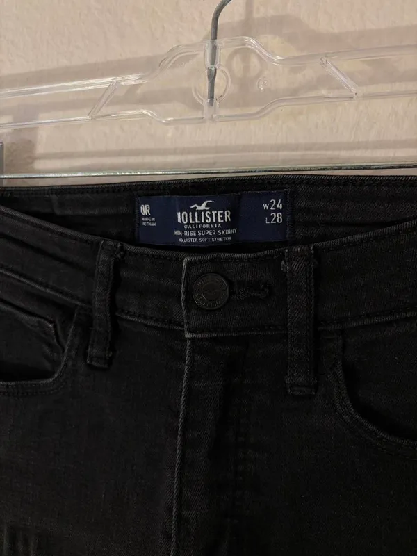 hollister high-rise super skinny jeans 0 - Image 3
