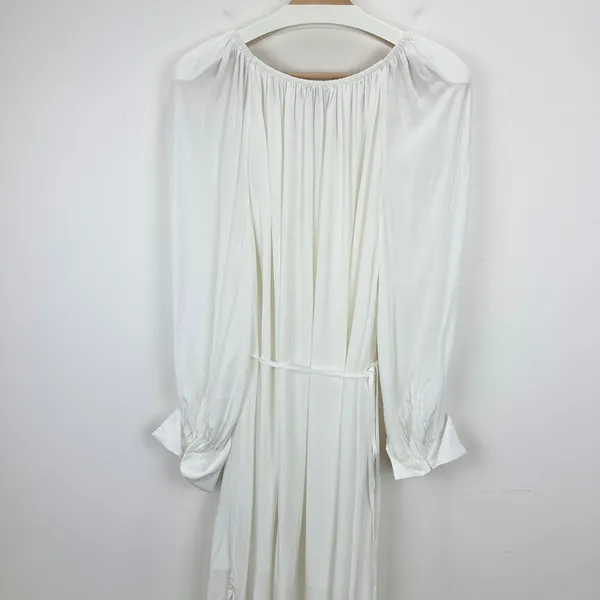 J.Crew Collection Sheer Maxi Dress Viscose Oversized Minimalist Boho Medium NWT - Image 11