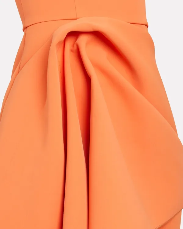NWT Papaya Clarke Draped Crepe Mini Dress - Image 4