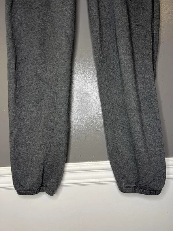 Aerie Sweatpants Womens Large Gray French Terry Jogger Lounge Cuffed Drawstring - Image 4