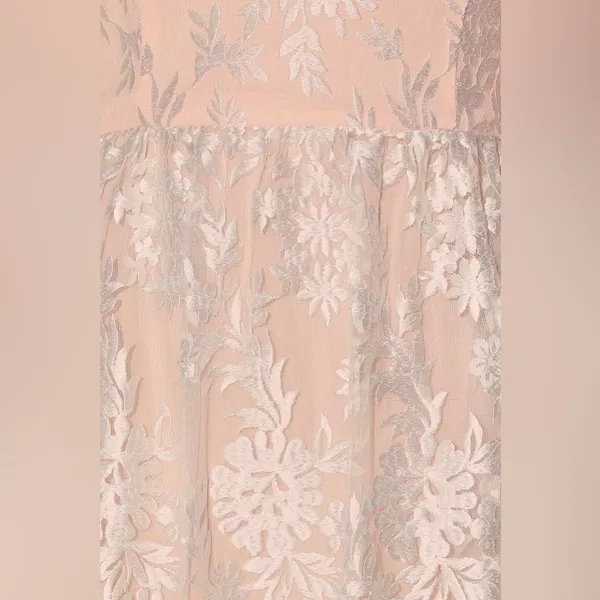 NWOT Lulus Love Will Find A Way Peach Lace Strapless Maxi Dress S - Image 5