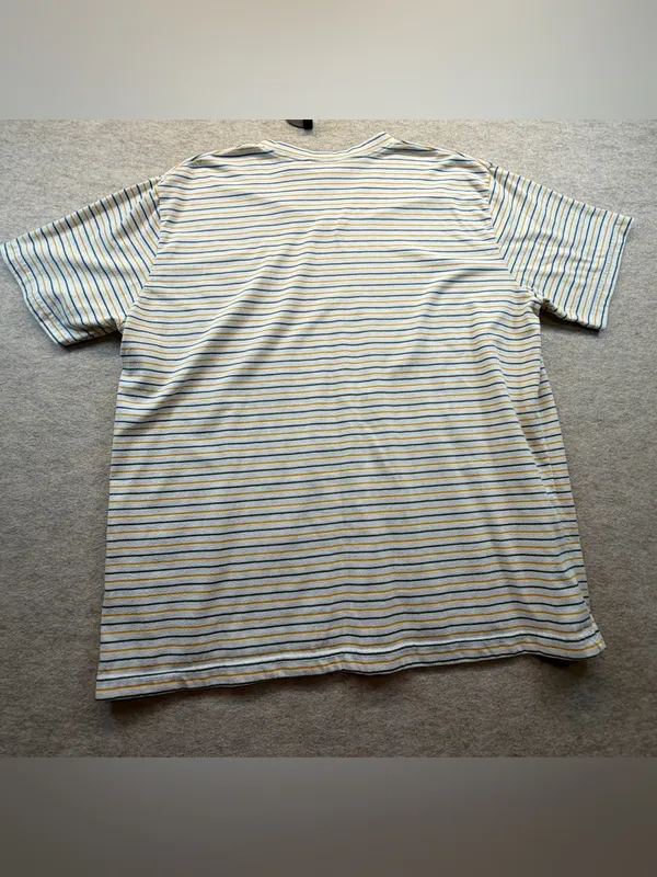 Vintage Green Bay Packers Game Day Moretz Striped V-Neck Shirt 18/20W NFL - Image 2