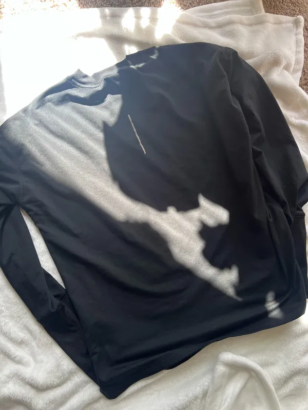 Nike Black Long Sleeve Dri-Fit Top - Image 3