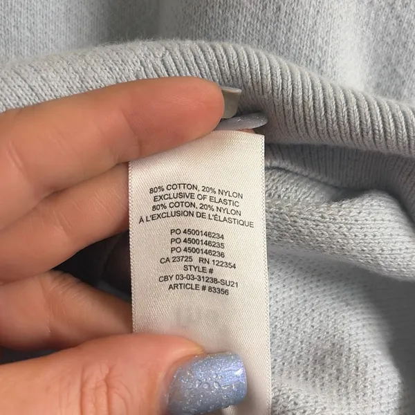 ✨Aritzia TNA Moore Sweater Dune Blue Sz Large Vest✨ - Image 10