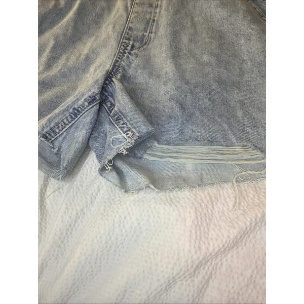 GAP NWT Denim Shortall Overalls with Washwell - Light Wash - Size L - Image 5
