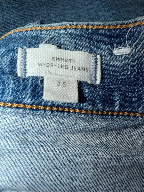 Madewell Light Blue Wide-Leg Jeans - Image 10