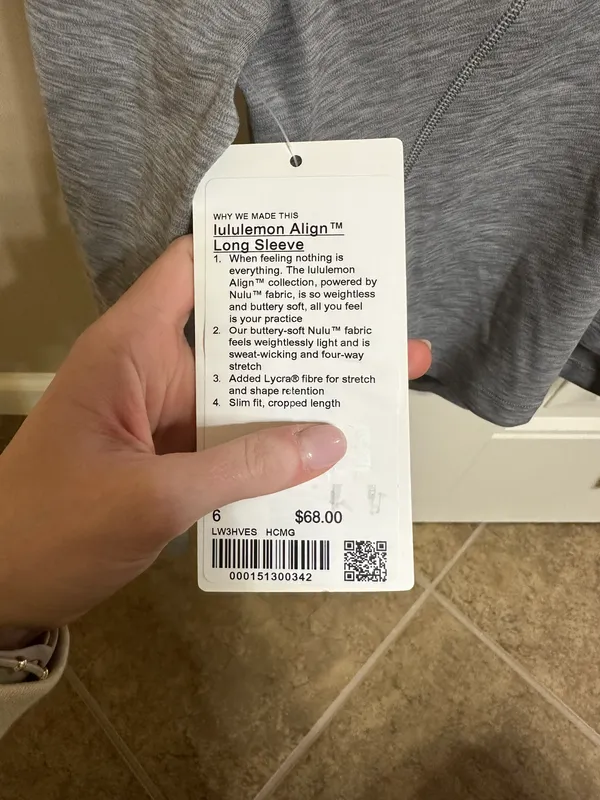 Lululemon Align Long Sleeve Top - Image 3