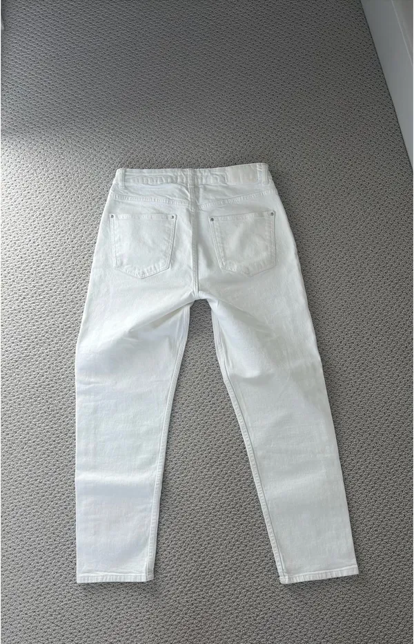 White ZARA Jeans Straight - Image 3