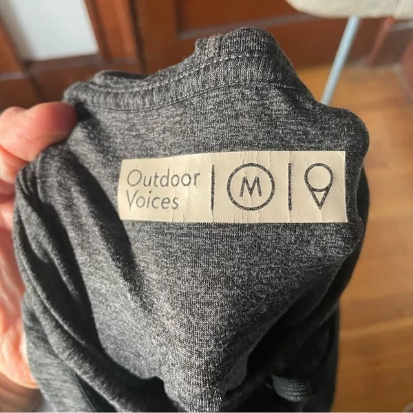 Outdoor Voices Gray Relaxed Hoodie Sweatshirt‎ - Image 8