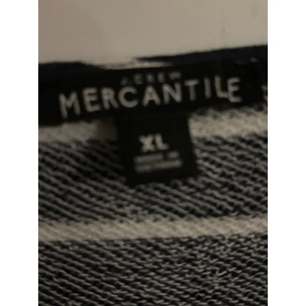 J Crew Mercantile Womens‎ Striped Long Sleeve Top XL Navy White Casual Comfort - Image 2
