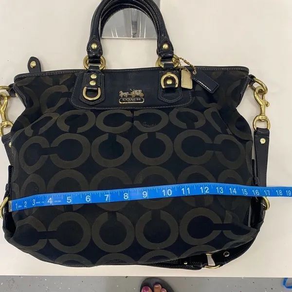 Coach Y2K OP Art satchel handbag - Image 5