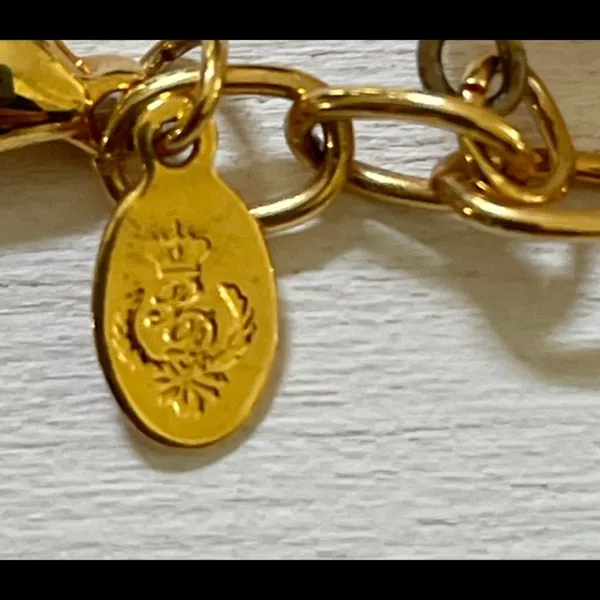 Premier Designs gold tone pink beaded bracelet - Image 7