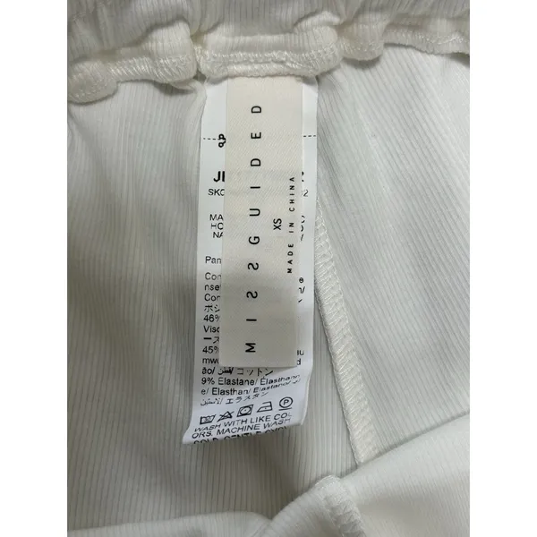 Y2K Missguided Women’s 70s Retro Dolphin Ribbed Graphic Micro Shorts Size XS - Image 6