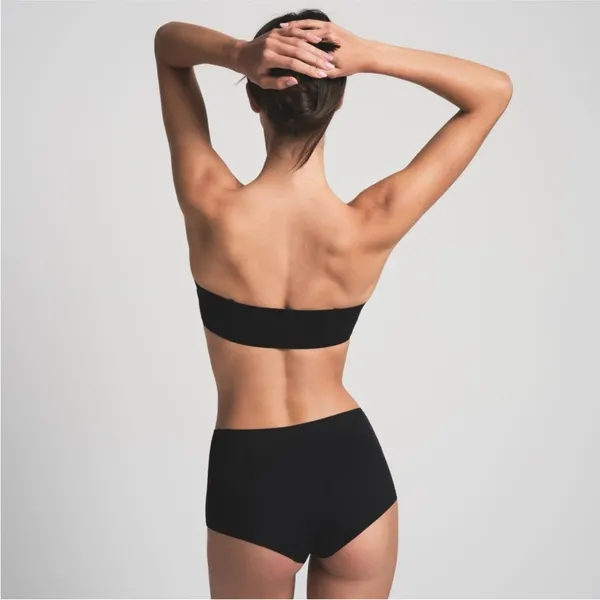 SKIMS NAKED BANDEAU‎ BRA IN ONYX NWT strapless size XXS - Image 10