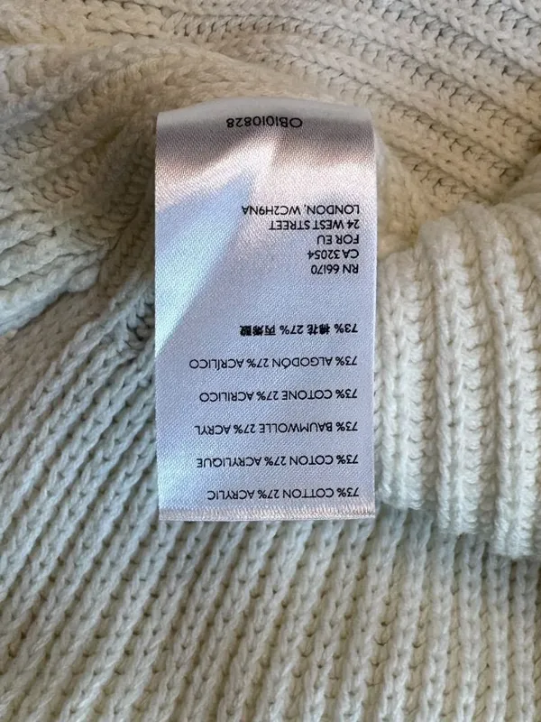 Free People Layer Cake Turtleneck Sweater Cream Size XS - Image 13