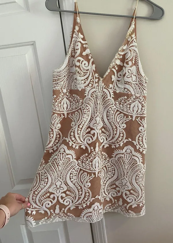 Free People Night Shimmer Mini Dress - Image 4