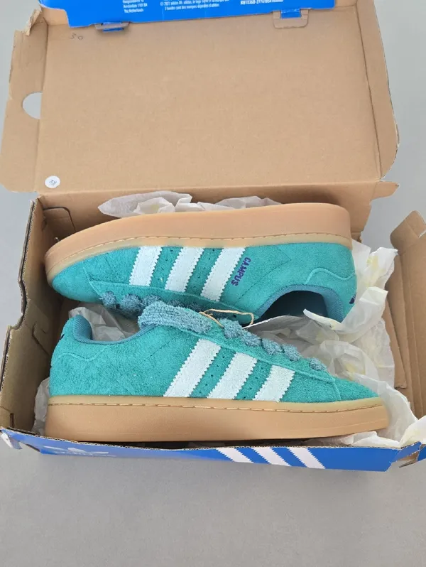 NWT! adidas Campus 00s Active Green Woman's Sneakers Size 6 - Image 2