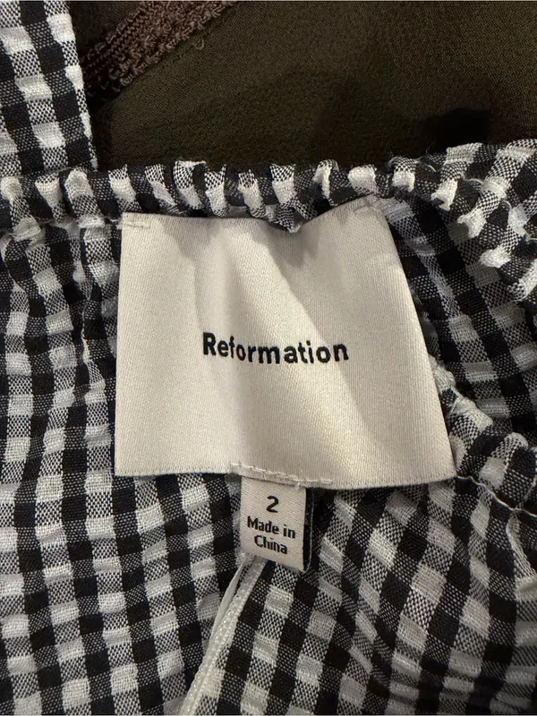 Reformation Gingham Masha
Dress Size 2 - Image 7