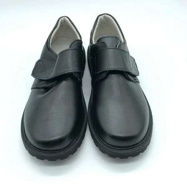 Womens Clog Loafers Dress Shoes Faux Leather Hook & Loop Black Size 37 US 6 - Image 2