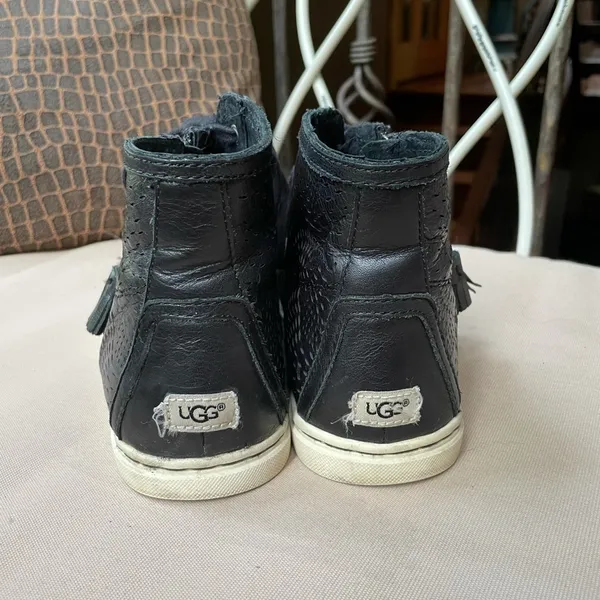 UGG‎ Blaney Leather Zipper High Top Sneaker - Image 4
