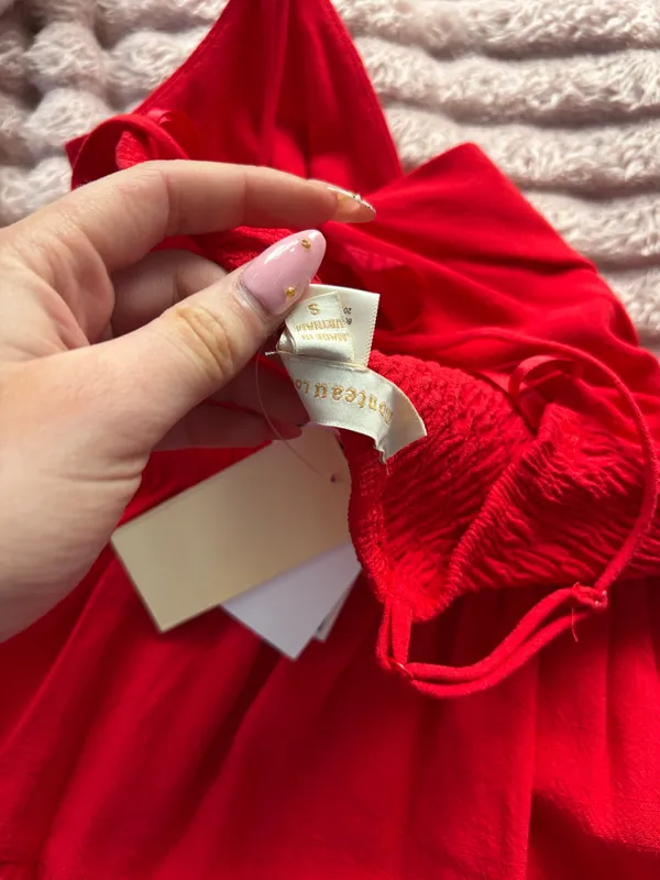 TJ Maxx Red Mini Dress - Image 3