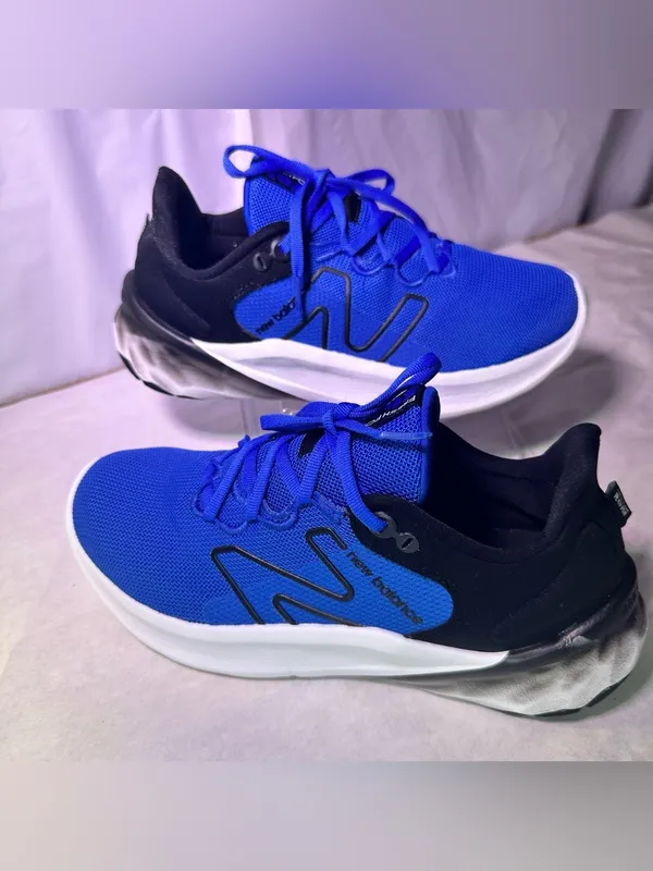 New Balance Blue and Black Athletic Sneakers - Image 2