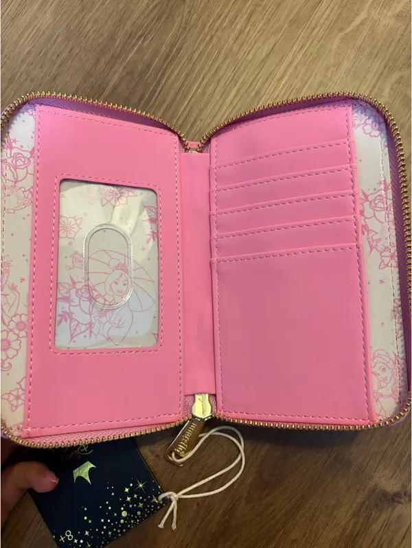 Disney Princess Loungefly Wallet Books Classic Zip-Around - Image 4