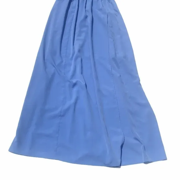1. State Blue Strappy Back Slit Skirt Maxi Dre‎ - Image 7