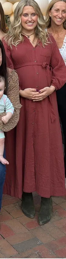 Pinkblush Maxi Dress Maternity - Image 4
