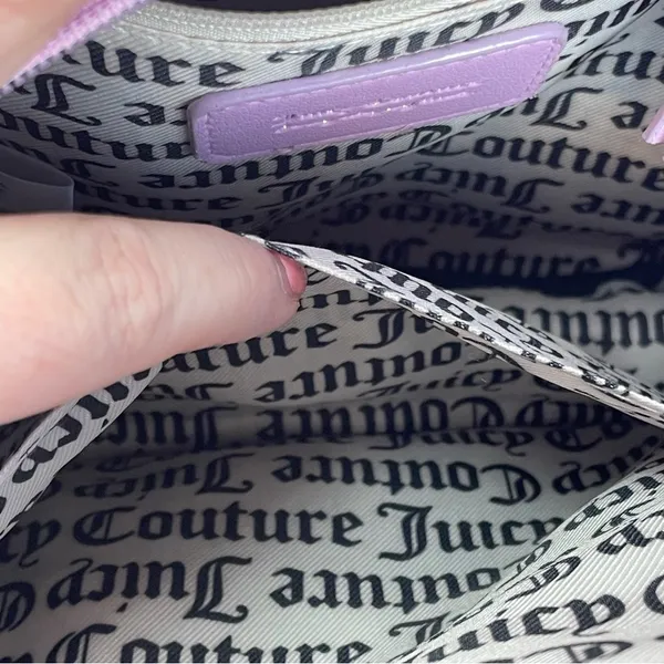Juicy Couture Mini Backpack‎ Orchid Lilac Purple Casual Spring Adjustable Straps - Image 10