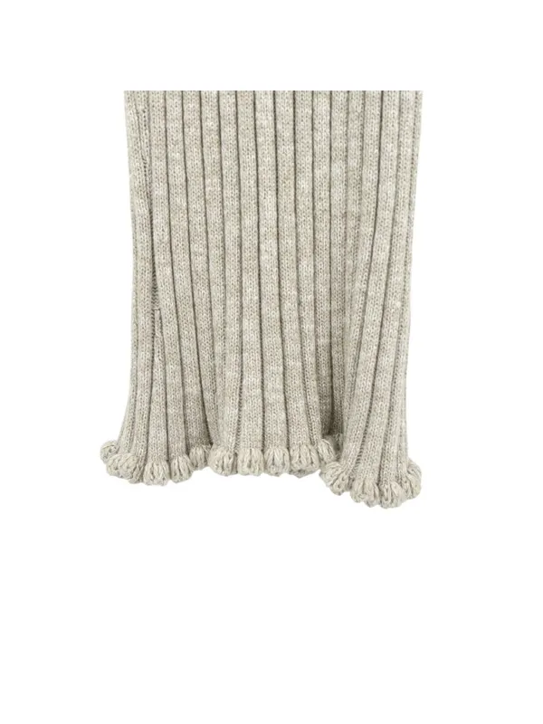 Anthropologie Pilcro Halter Ribbed Sweater Tank Top in Grey M - Image 5