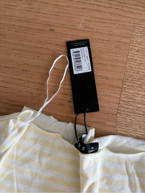 Lioness Pale Yellow Striped Short-Sleeve set - Image 4