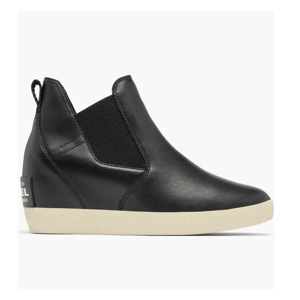 Sorel Out N About Wedge Leather Bootie, Ankle Boots Black, Size 9.5‎ NWT - Image 3
