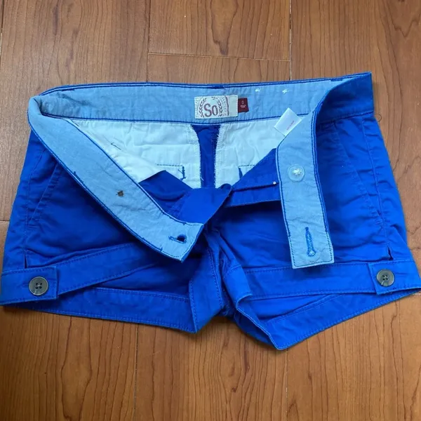 Blue short shorts Size 0 - Image 4