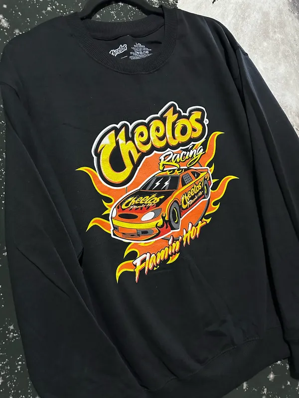 Cheetos Flamin’ Hot Racing Graphic Sweatshirt - Image 3