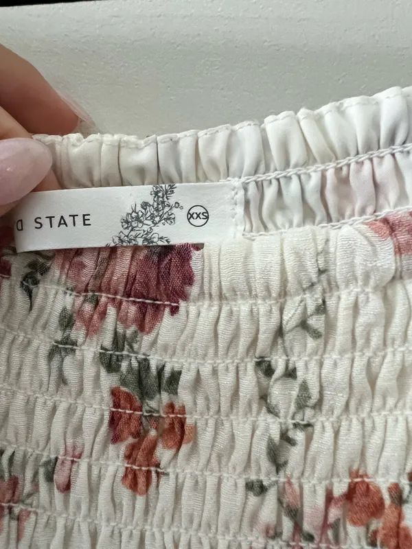 Altar'd State Long Sleeve Floral Mini Dress - Image 3