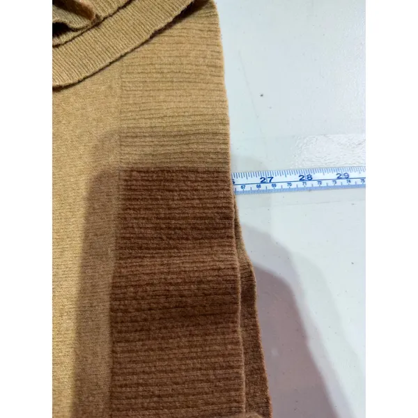J.Crew Crewneck Sweater Wool Blend Soft Minimalist Extra‎ Soft Yarn Tan Camel - Image 11