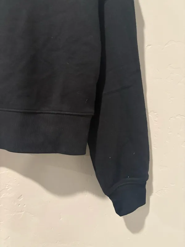 Wild Fable Black Cropped Pullover Hoodie - Image 5