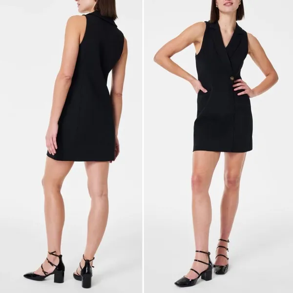 NWT Spanx The Perfect Vest Dress in Classic Black Size Small Classic Career New - Image 6