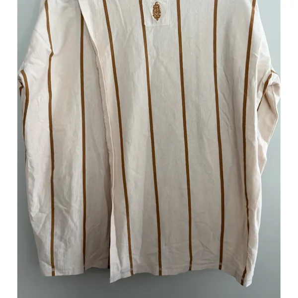 Free People Movement‎ "Home Game" Striped Long Sleeve Layer Top Women's Size XS - Image 6