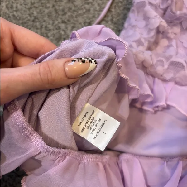 Lucy in the Sky Purple Mini Dress - Image 2
