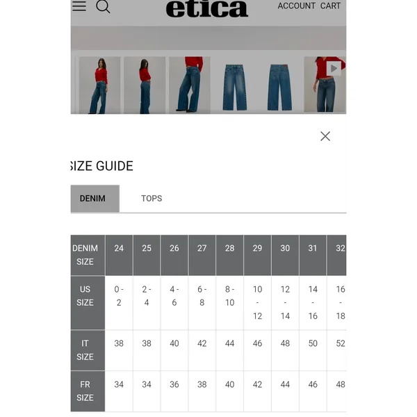 Etica The Ella Jeans Low Rise Baggy Denim Y2K Skater Size 25 - Image 12