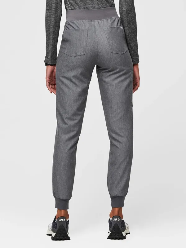FIGS Women's Zamora‎ Jogger Scrub Pants in Graphite - Image 6